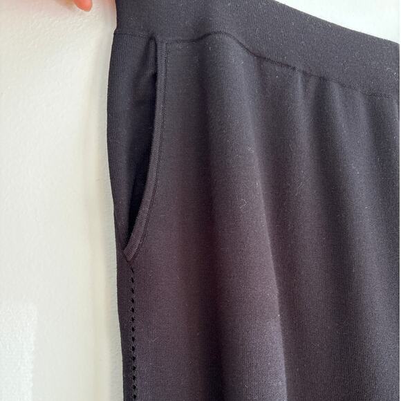 New with Tags Lafayette 148 Black Trousers/Pants Lagenlook Large $598 retail - Picture 4 of 7